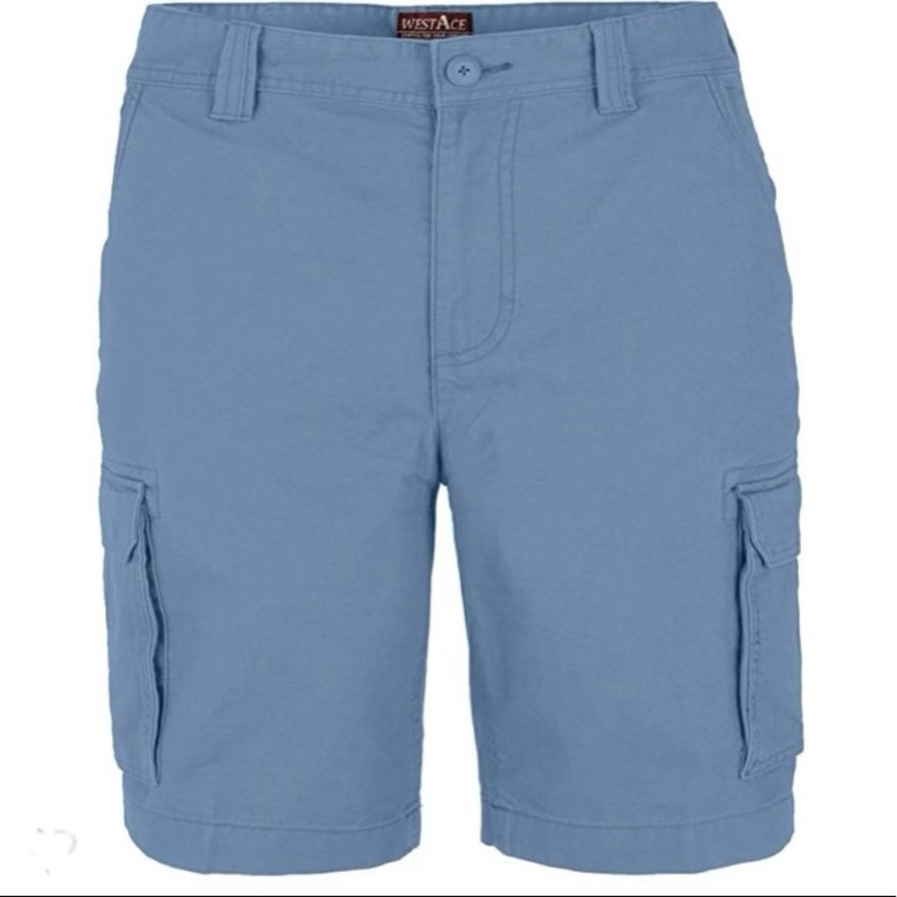 NWT men's sky blue cargo Shorts